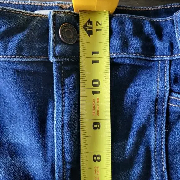 Hidden Los Angeles 70s Vibe Patch Pocket High Waist Wide Leg Jeans Size 31/12 - Picture 13 of 15